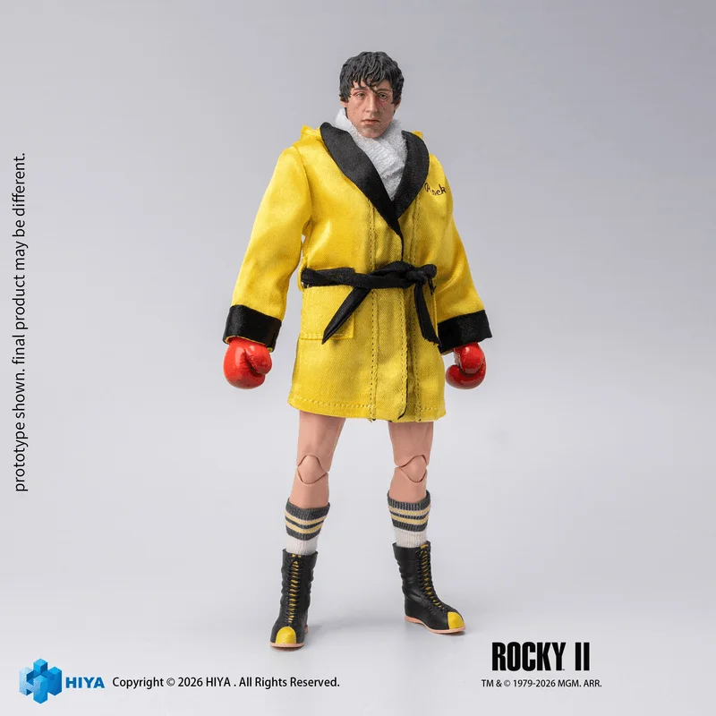 HIYA TOYS 1/12 Scale 6.3 Inch Rocky II Rocky Boxer Version Action Figure - Rocky