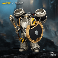 Iron Warriors MkII Assault Sergeant with Disintegrator pistol, Power maul & Combat shield 6