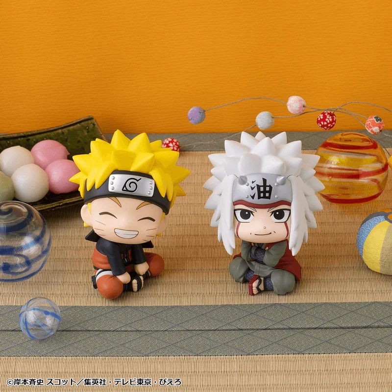 MegaHouse Lookup NARUTO Shippuden Naruto Uzumaki Smile ver. & Jiraiya set【with gift】 - Naruto