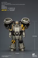 JOYTOY Iron Warriors MkII Assault Sergeant with Disintegrator pistol, Power maul & Combat shield - Warhammer 40K - photo 9