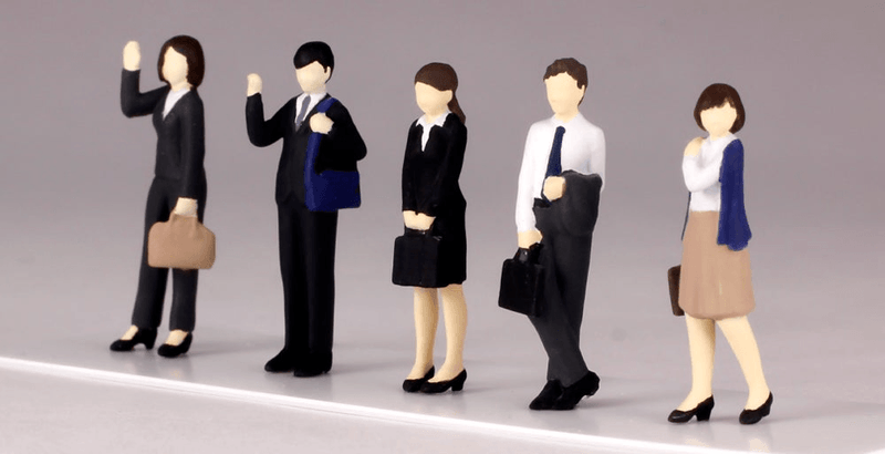 1/80 Scale super minifigure series2 Expert Office Worker Sets