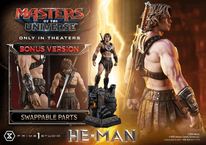 Prime 1 Studio Real Elite Masterline Masters of the Universe (2026 Film) He-Man DX Bonus Version			 - Masters of the Universe