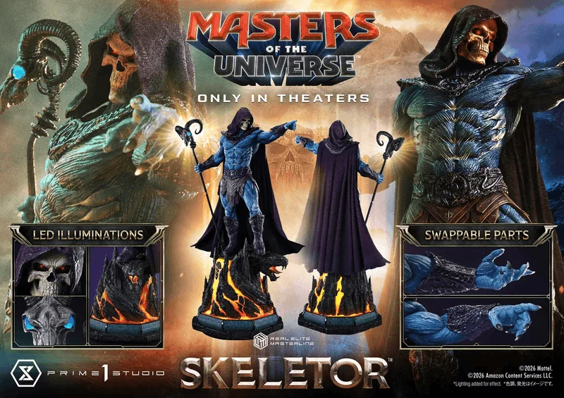 Prime 1 Studio Real Elite Masterline Masters of the Universe (2026 Film) Skeletor			 - Masters of the Universe