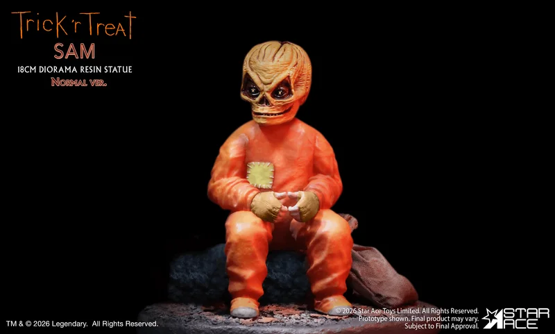 Star Ace 18cm Trick'r Treat Sam diorama resin statue NX - Trick'r Treat