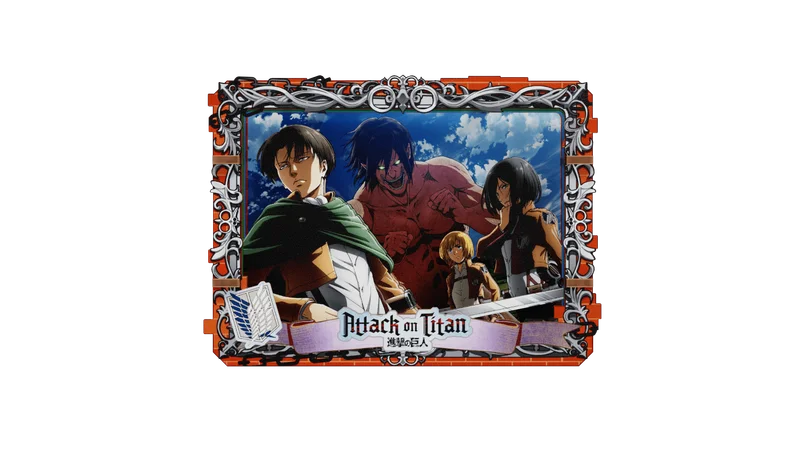 PUREMIND Attack on Titan Wooden Gallery - S (6 units/set) - Attack on Titan