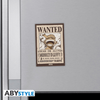 ONE PIECE - Standard Magnet - Wanted Luffy x4 3