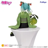 FuRyu Hatsune Miku Noodle Stopper Figure -Flower Fairy Winter Cherry Green Color ver.- - Hatsune Miku - photo 4