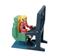 G.M.G. COLLECTION EX Mobile Suit Gundam White Base Bridge Radio operator Desk set【with gift】 8