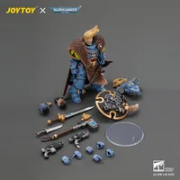 JOYTOY Space Wolves Wolf Guard Battle Leader with Master-crafted Power Weapon, Storm Shield, Thunder Hammer,Master-crafted Heavy Bolt Pistol, and Plasma Pistol - Warhammer 40K - photo 5