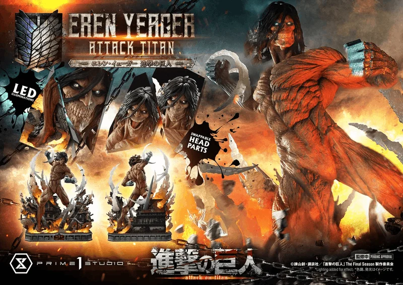 Prime 1 Studio Ultimate Diorama Masterline TV animation Attack on Titan Eren Yeager Attack Titan  			 - Attack on Titan