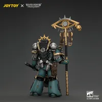 JOYTOY Sons of Horus Herald Consul with Icon of Allegiance, Bolt Pistol and Power Weapon - Warhammer 40K - photo 2