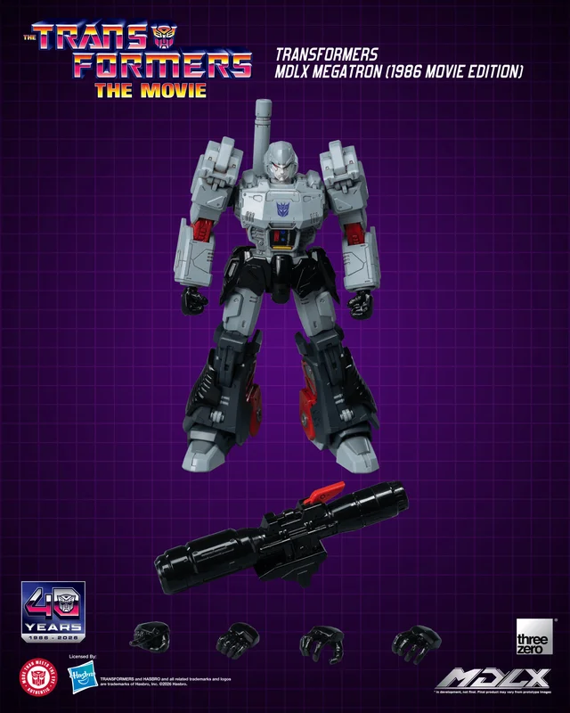 threezero Transformers MDLX Megatron (1986 Movie Edition) - Transformers