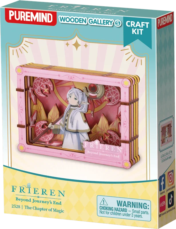 PUREMIND Frieren Wooden Gallery - The Chapter of Magic - S (6 units/set) - Frieren: Beyond Journey's End
