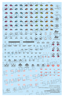 MEGAMI DEVICE M.S.G YGGDRASIS GARM RIPPER AVALANCHE EYE DECAL SET 12