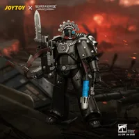 JOYTOY Iron Hands MkVI Tactical Sergeant with Bolter, Plasma Pistol & Power sword - Warhammer 40K - photo 6